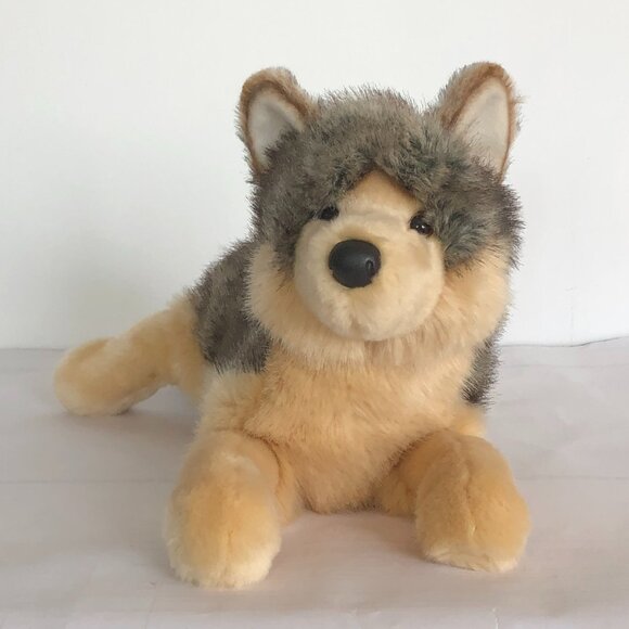 Douglas Plush New w/Tag  Dlux Wolf Alder Wild Stuffed Animal 15" - Picture 8 of 14